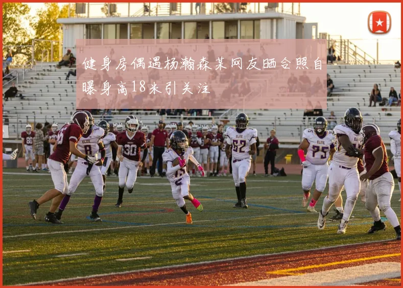 健身房偶遇杨瀚森某网友晒合照自曝身高18米引关注